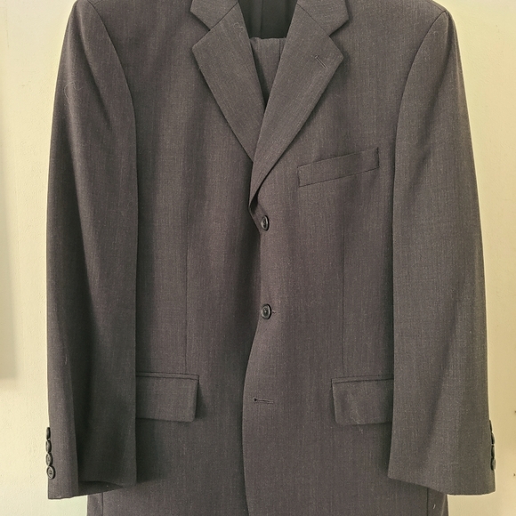 Franco Tassi Suit 40R Charcoal Grey - Picture 1 of 6